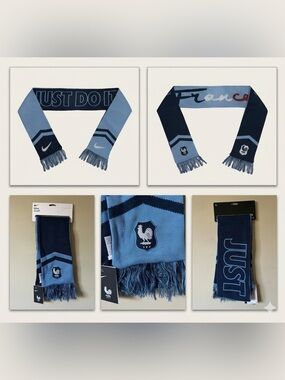 Nike World Cup France Soccer Football Scarf Brand New
